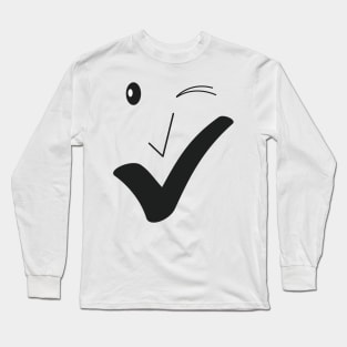 Fine smile - Fine face A03. Long Sleeve T-Shirt